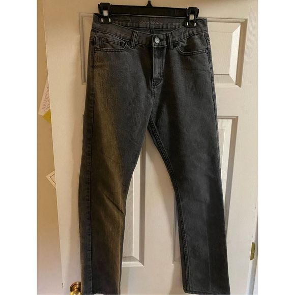 NWOT Calvin Klein Gray Jeans size 16 - Picture 1 of 6